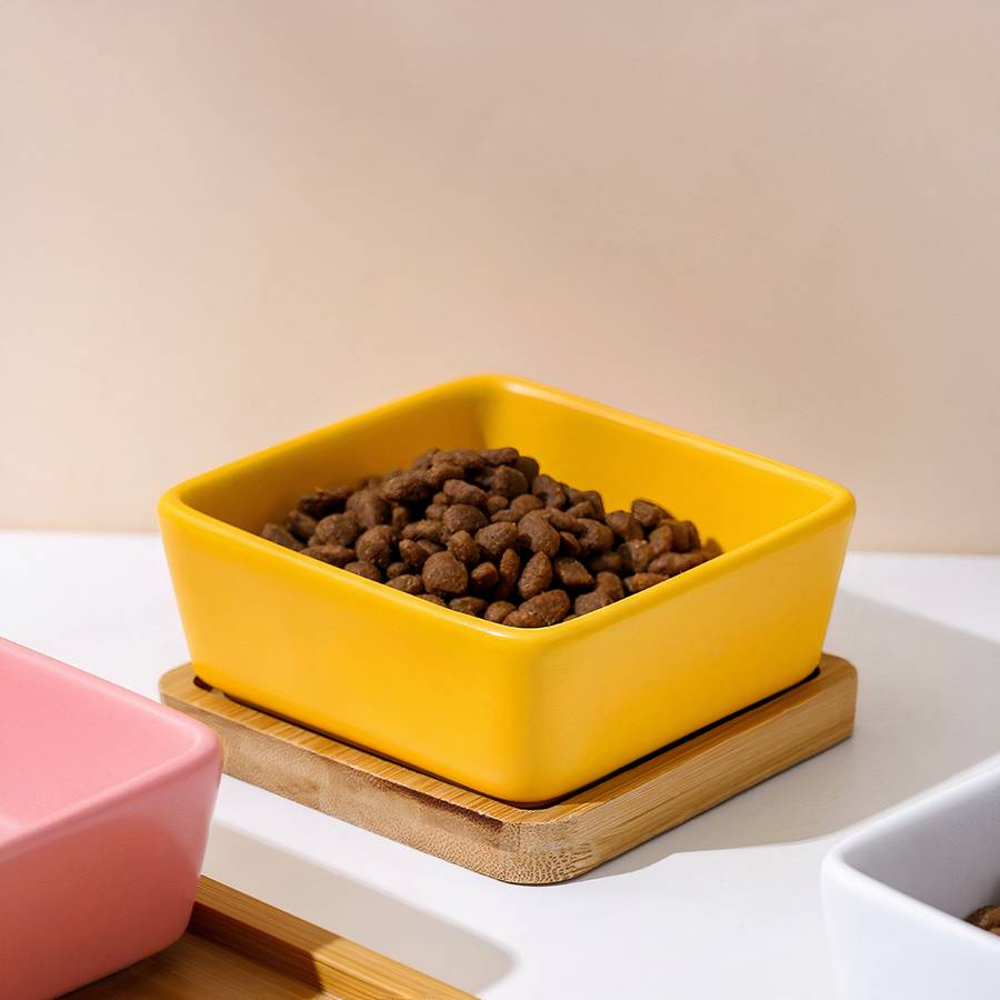 Ceramic Dog Bowl Durable Pet Food Water Dish
