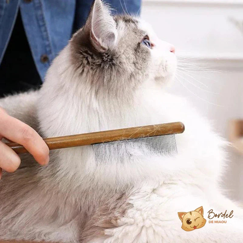 Cat Flea Removal Brush Natural Flea Comb for Cats and Kittens