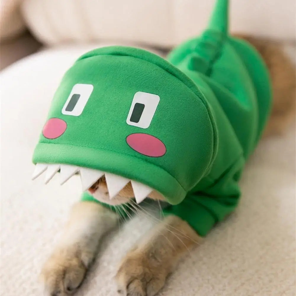 Cute Cat Hoodie Costume Kids Animal Dress Up Pajama