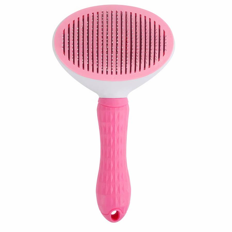 Self Cleaning Dog Grooming Brush for Shedding Control and Fur Care