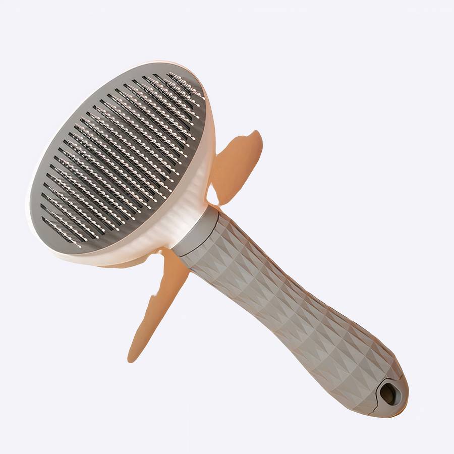 Self Cleaning Dog Grooming Brush for Shedding Control and Fur Care