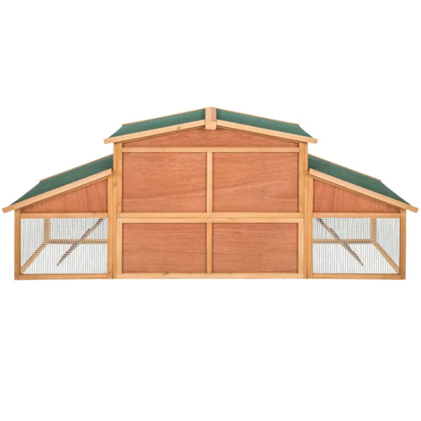 Hamster Cage Small Rodents Wooden Hutch 89 x 30 x 37.6 Inch