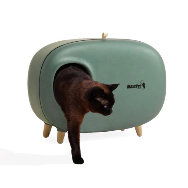Covered Cat Litter Box 23.6x15x17.7 inch Enclosed Cat Toilet Tray with Lid