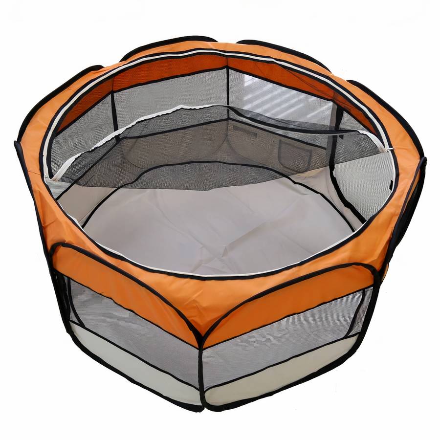 Foldable Octagon Dog Tent Portable Pet Shelter Outdoor Indoor Crate Canopy
