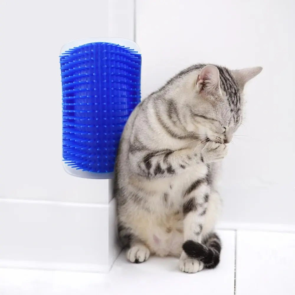 Cat Wall Grooming Brush Self Groomer for Cats Brush Scratching Board