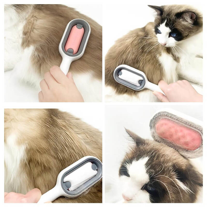 Double Sided Cat Grooming Brush Professional Pet Hair Remover Comb