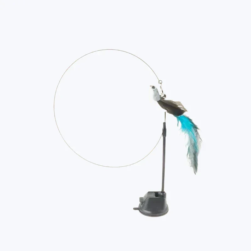 Feather Cat Toy Interactive Cat Teaser Wand for Cats