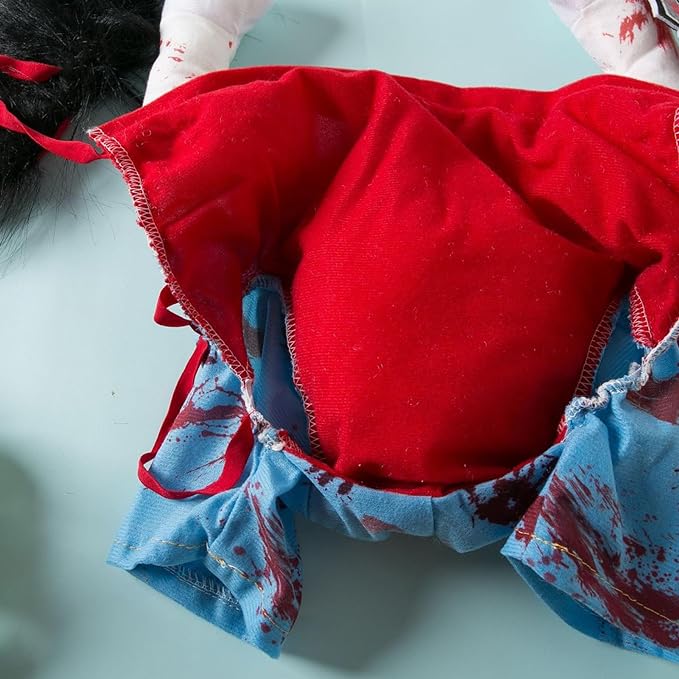 Chucky Costume for Cat and Dog Halloween Pet Outfit