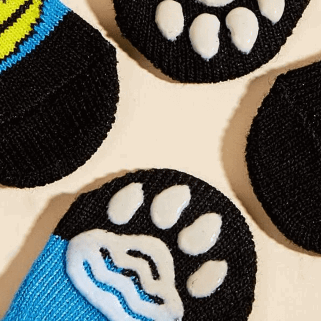 Dog Socks Duck Design Paw Protection Pet Footwear