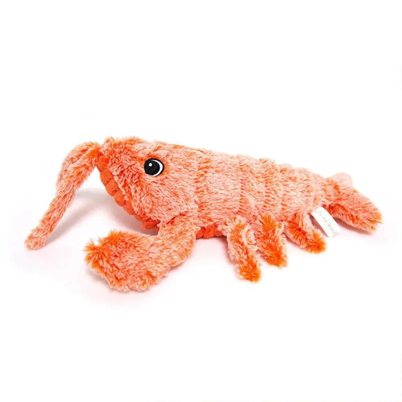 Interactive Pet Toy Crawfish Plush for Cats and Dogs