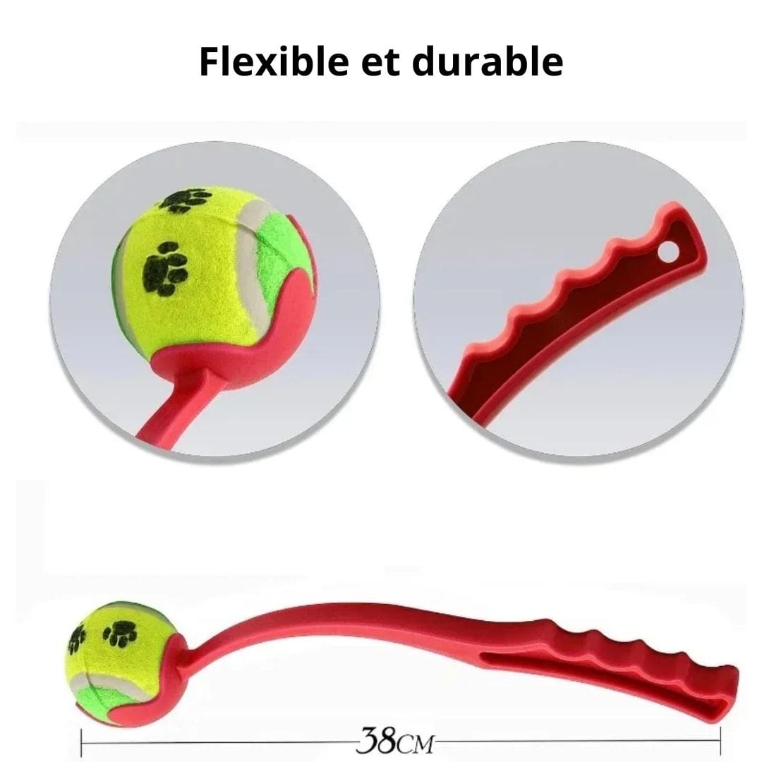 Manual Dog Ball Launcher for Fetch Pet Toy Retriever Thrower