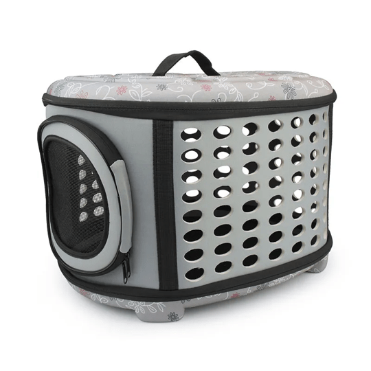 Semi-Rigid Pet Carrier Bag for Dogs and Cats Portable Travel Tote