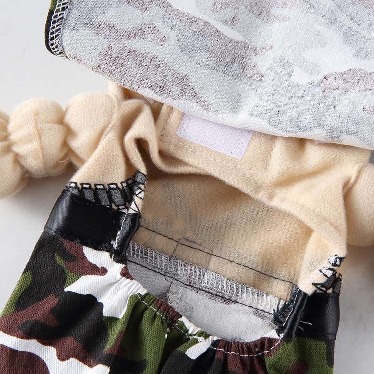 Military Costume for Cats and Dogs Pet Camouflage Outfit