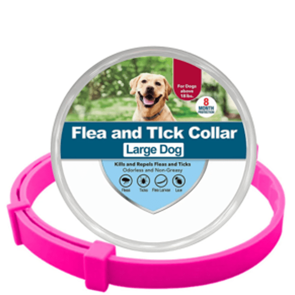 Flea and Tick Collar for Dogs and Cats Natural Pest Protection