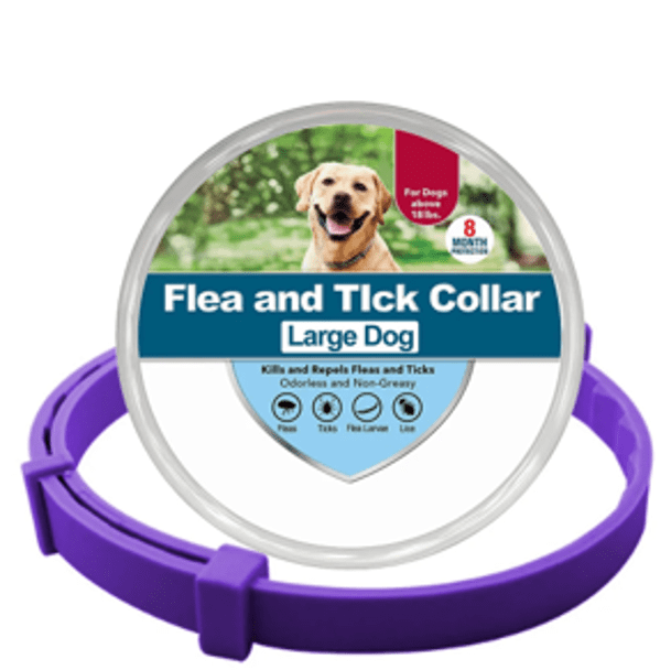 Flea and Tick Collar for Dogs and Cats Natural Pest Protection