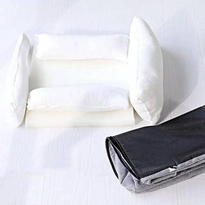 Soft Fluffy Dog Sofa Bed Plush Pet Couch for Small Dogs