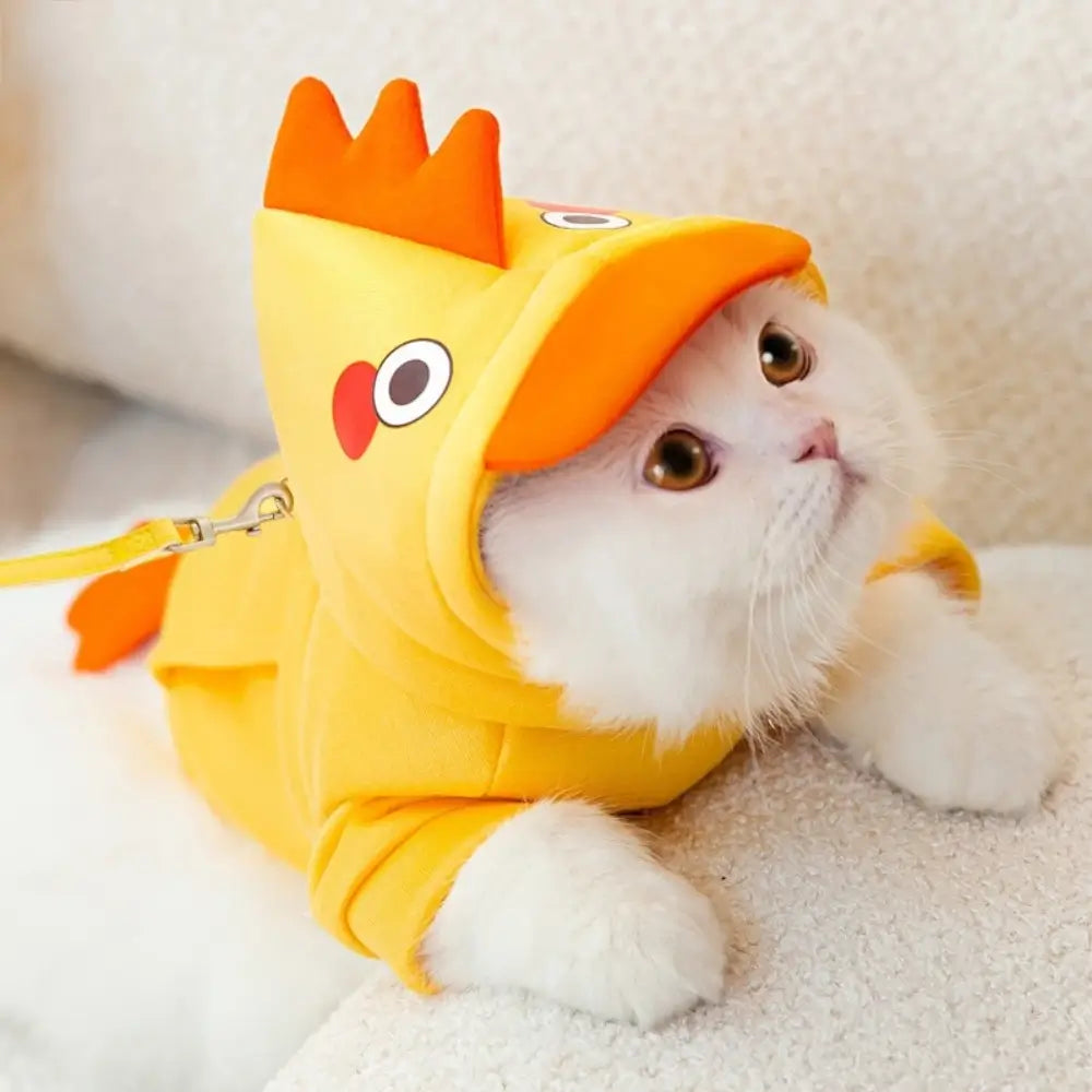 Cute Cat Hoodie Costume Kids Animal Dress Up Pajama