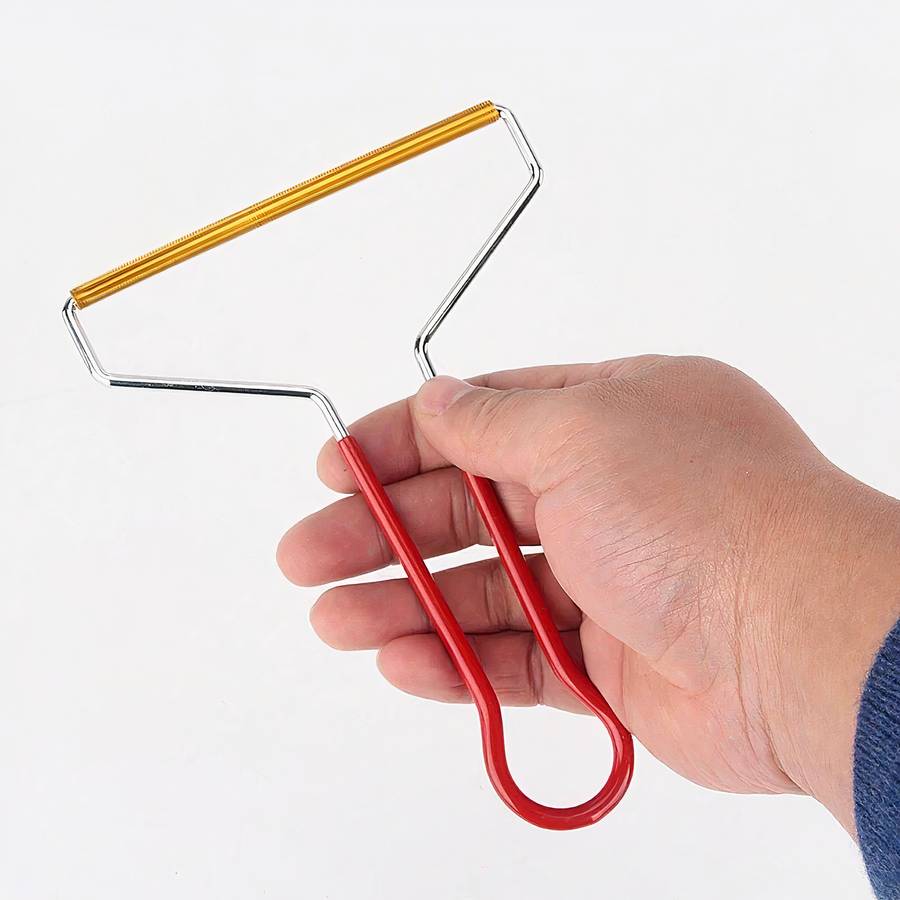 Steel Handle Fabric Brush for Clothes Lint and Dust Removal