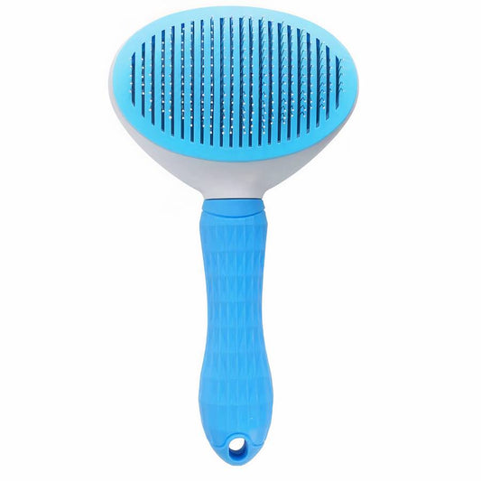 Self Cleaning Dog Grooming Brush for Shedding Control and Fur Care