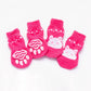 Non Slip Animal Print Dog Booties