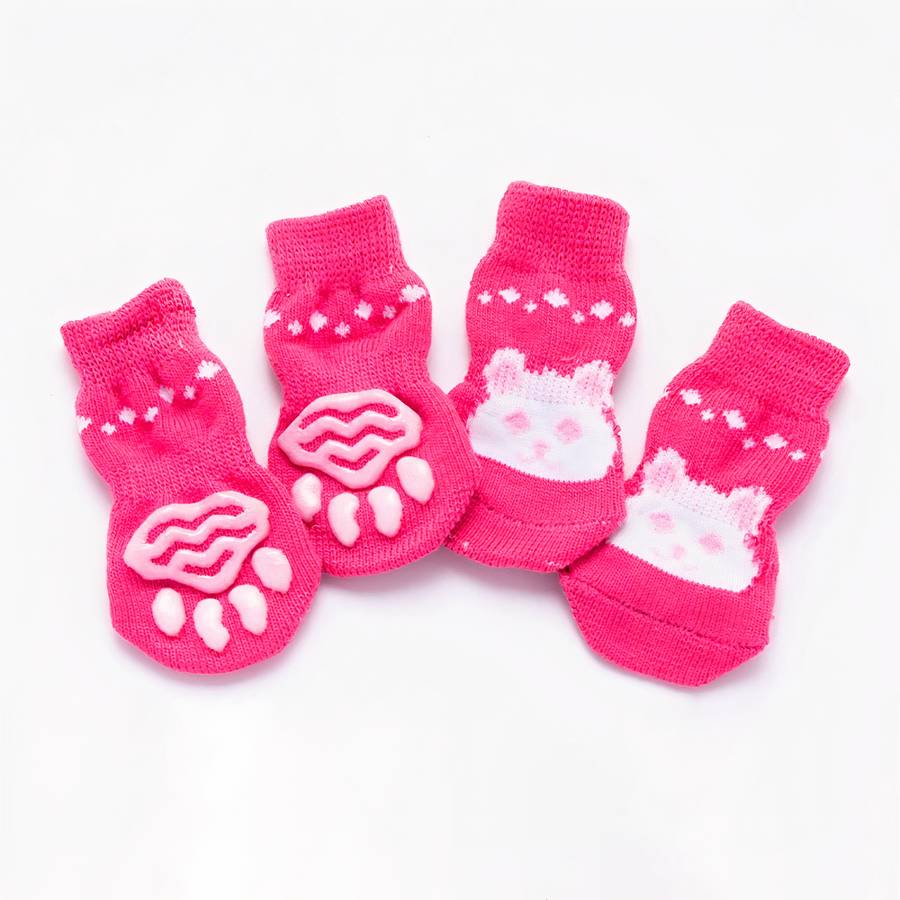 Non Slip Animal Print Dog Booties