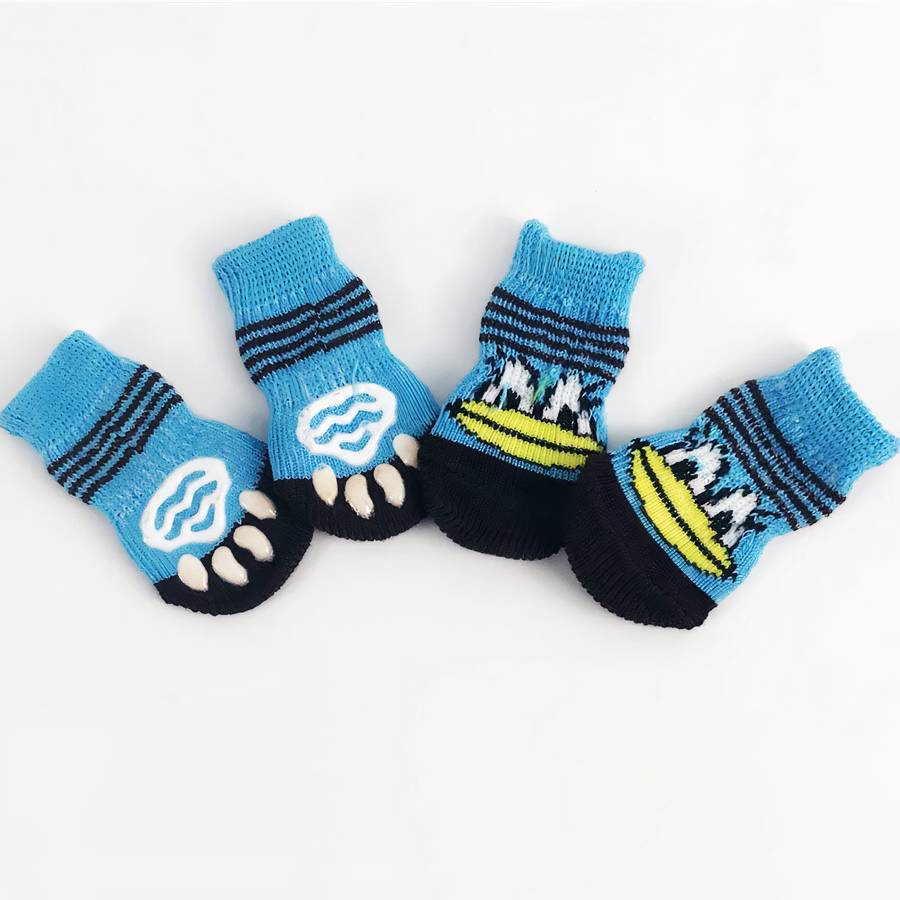 Non Slip Animal Print Dog Booties