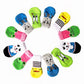 Thick Warm Colorful Dog Slippers Cozy Pet Paw Socks