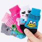 Thick Warm Colorful Dog Slippers Cozy Pet Paw Socks