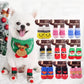 Multicolor Warm Cotton Dog Booties Cozy Paw Protectors for Small Medium Dogs
