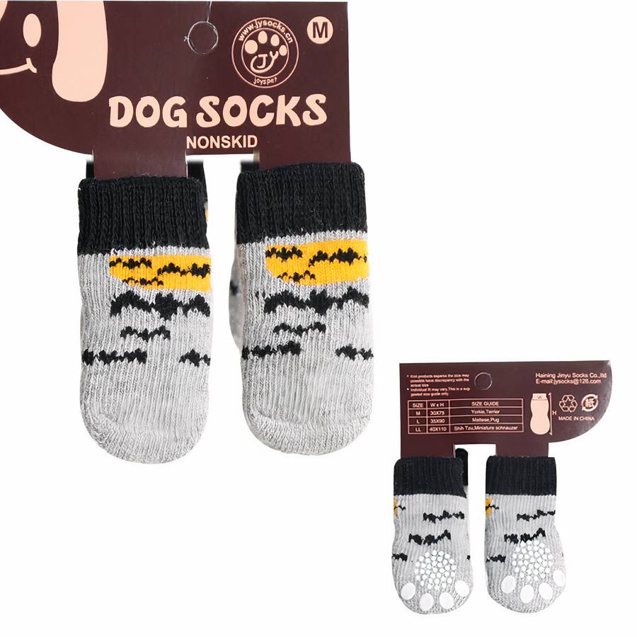 Multicolor Warm Cotton Dog Booties Cozy Paw Protectors for Small Medium Dogs