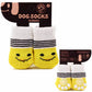 Multicolor Warm Cotton Dog Booties Cozy Paw Protectors for Small Medium Dogs