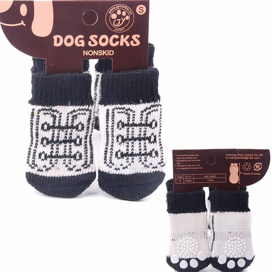 Multicolor Warm Cotton Dog Booties Cozy Paw Protectors for Small Medium Dogs