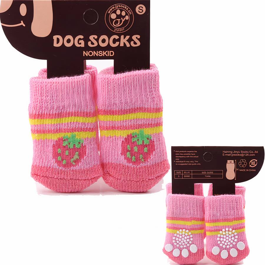 Multicolor Warm Cotton Dog Booties Cozy Paw Protectors for Small Medium Dogs