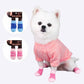 Multicolor Warm Cotton Dog Booties Cozy Paw Protectors for Small Medium Dogs