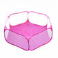 Foldable Dog Playpen Portable Pet Gate Fence Barrier