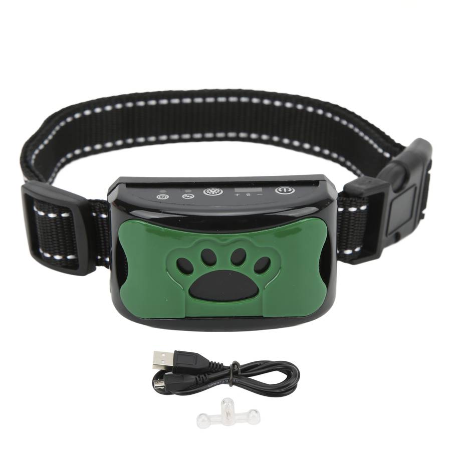 Dog Paw Pattern Anti Bark Collar Adjustable Training Collar for Dogs