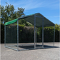 Chicken Coop Run - 6 Sq Ft 38mm Wire Mesh 2x3x7.4 ft Galvanized Steel
