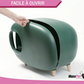 Covered Cat Litter Box 23.6x15x17.7 inch Enclosed Cat Toilet Tray with Lid