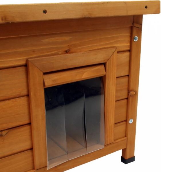 Wooden Cat House Indoor Outdoor Pet Shelter for Cats