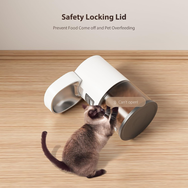 Programmable Automatic Cat Feeder Dry Food Dispenser