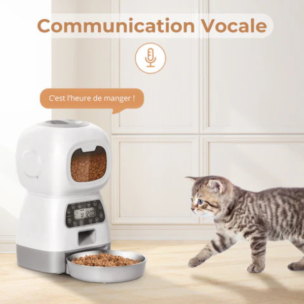 Automatic Dog and Cat Food Dispenser Pet Feeder for Dry Kibble