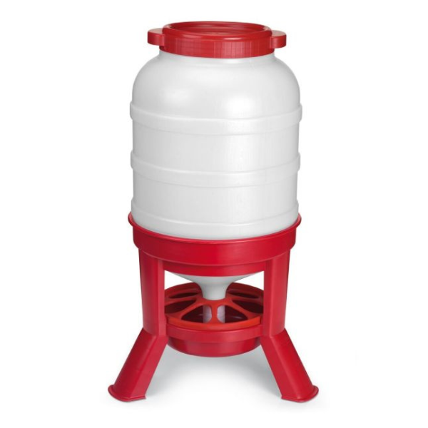 30-Hen Poultry Kit with 40L Waterer and 40L Feeder Siphon System