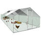 Chicken Coop Run 258 Sq Ft - Galvanized Steel Chicken Enclosure Yard