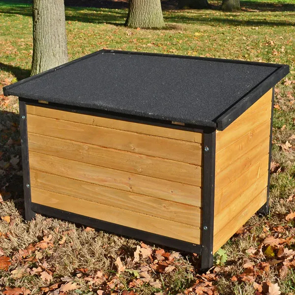 Outdoor Large Dog House Pine Wood with Roof Vent 89x31x32 Inches