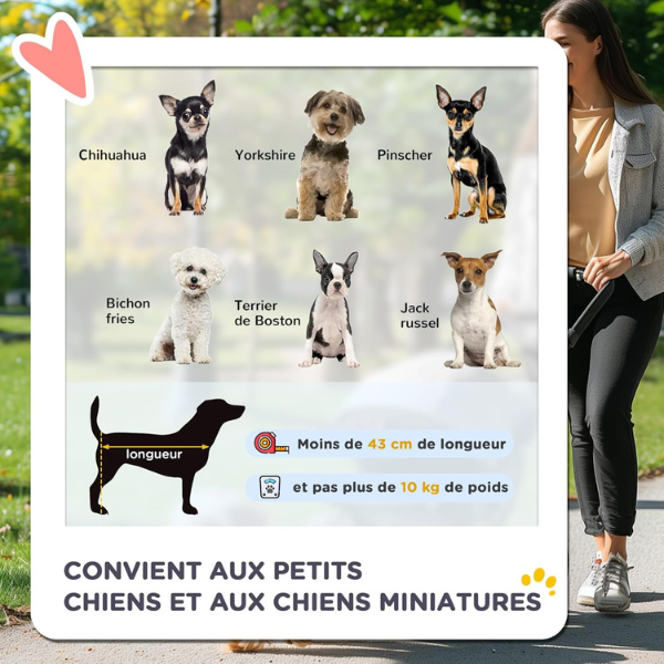Dog Stroller with 4 Swivel Wheels Pet Stroller for Small Dogs and Puppies