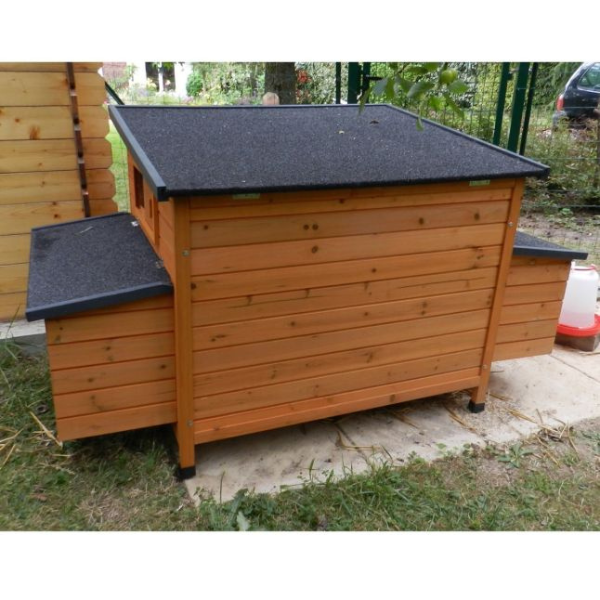 FSC Certified Wooden Chicken Nesting Box 2 Hens Capacity