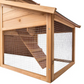 Hamster Cage Small Rodents Wooden Hutch 89 x 30 x 37.6 Inch