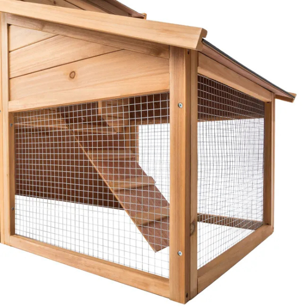 Hamster Cage Small Rodents Wooden Hutch 89 x 30 x 37.6 Inch