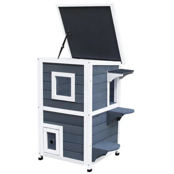 Weatherproof Outdoor Cat House Durable Shelter for Cats