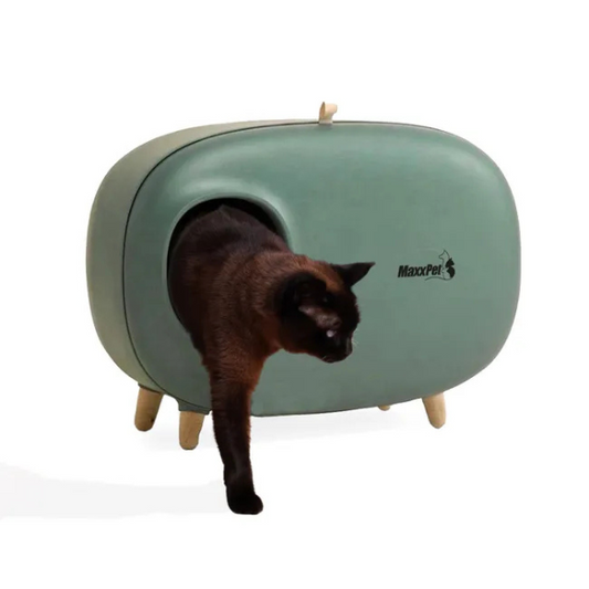 Covered Cat Litter Box 23.6x15x17.7 inch Enclosed Cat Toilet Tray with Lid